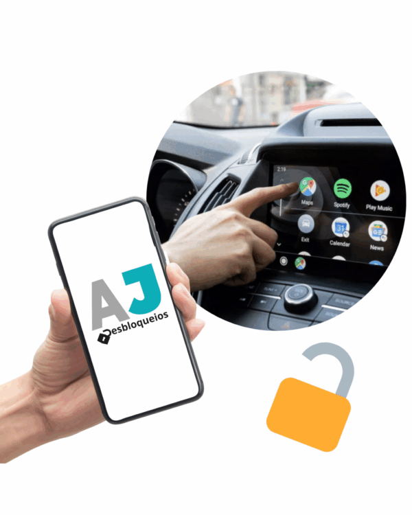 Aplicativo AJ Desbloqueios - Desbloqueio de Multimídias via Android Auto